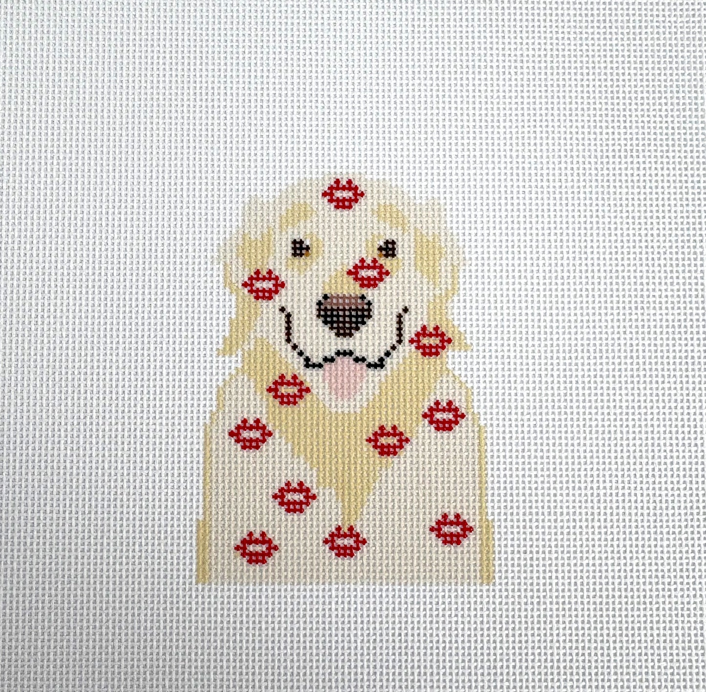 Kisses Golden Retriever