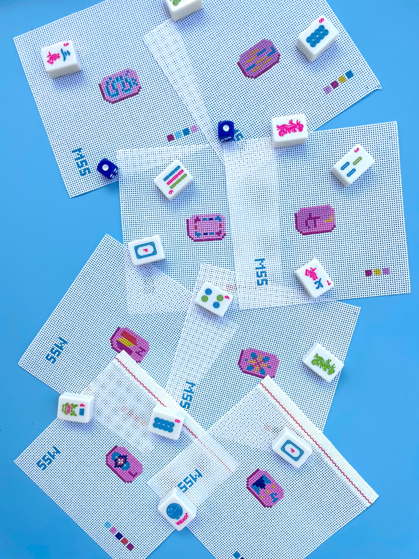 Complete Mahjong Tile Mini Set