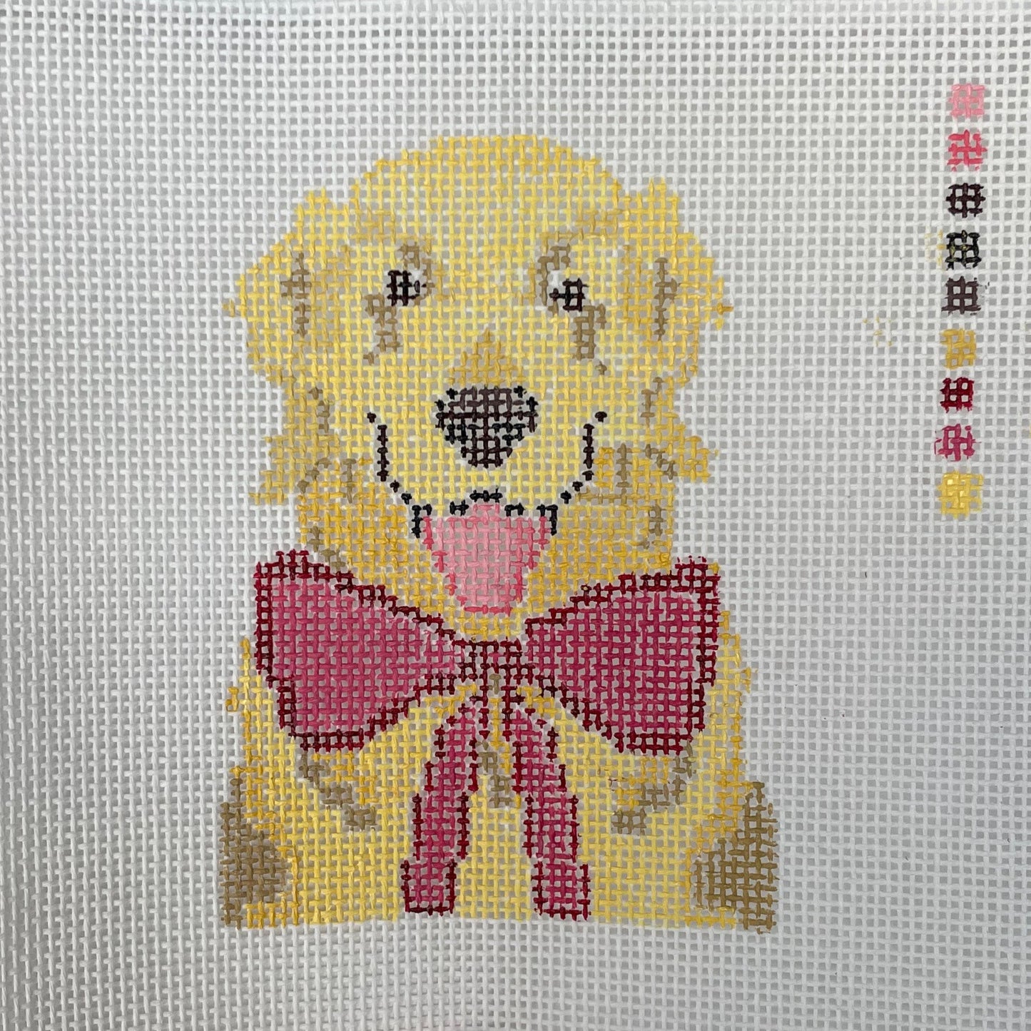 Valentine's Bow Golden Retriever