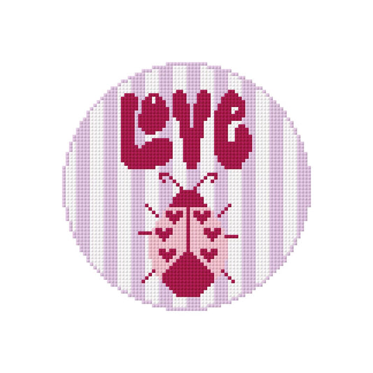 Lovebug Round Digital Stitch Chart