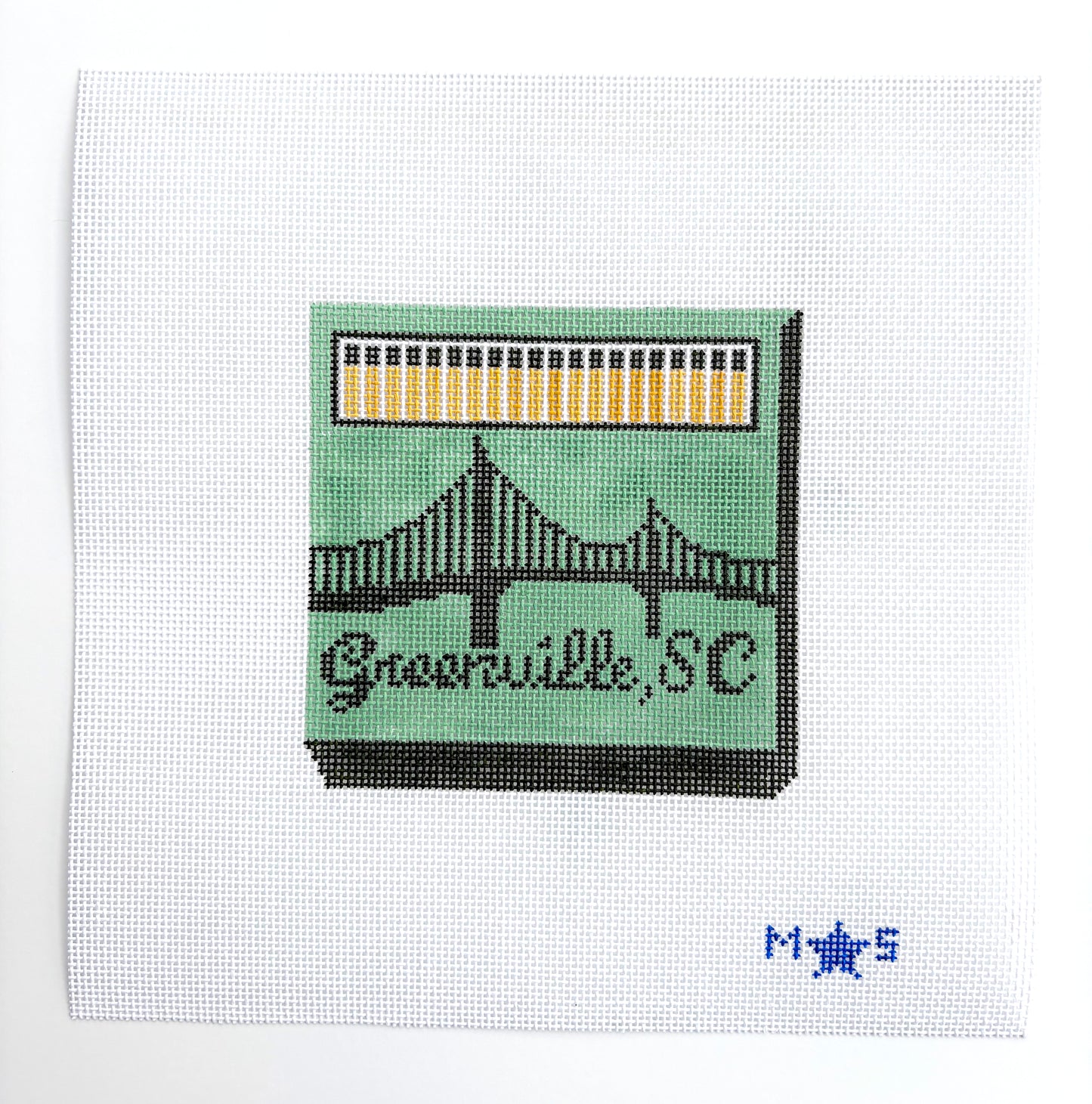 PREORDER Greenville, South Carolina Matchbook Canvas