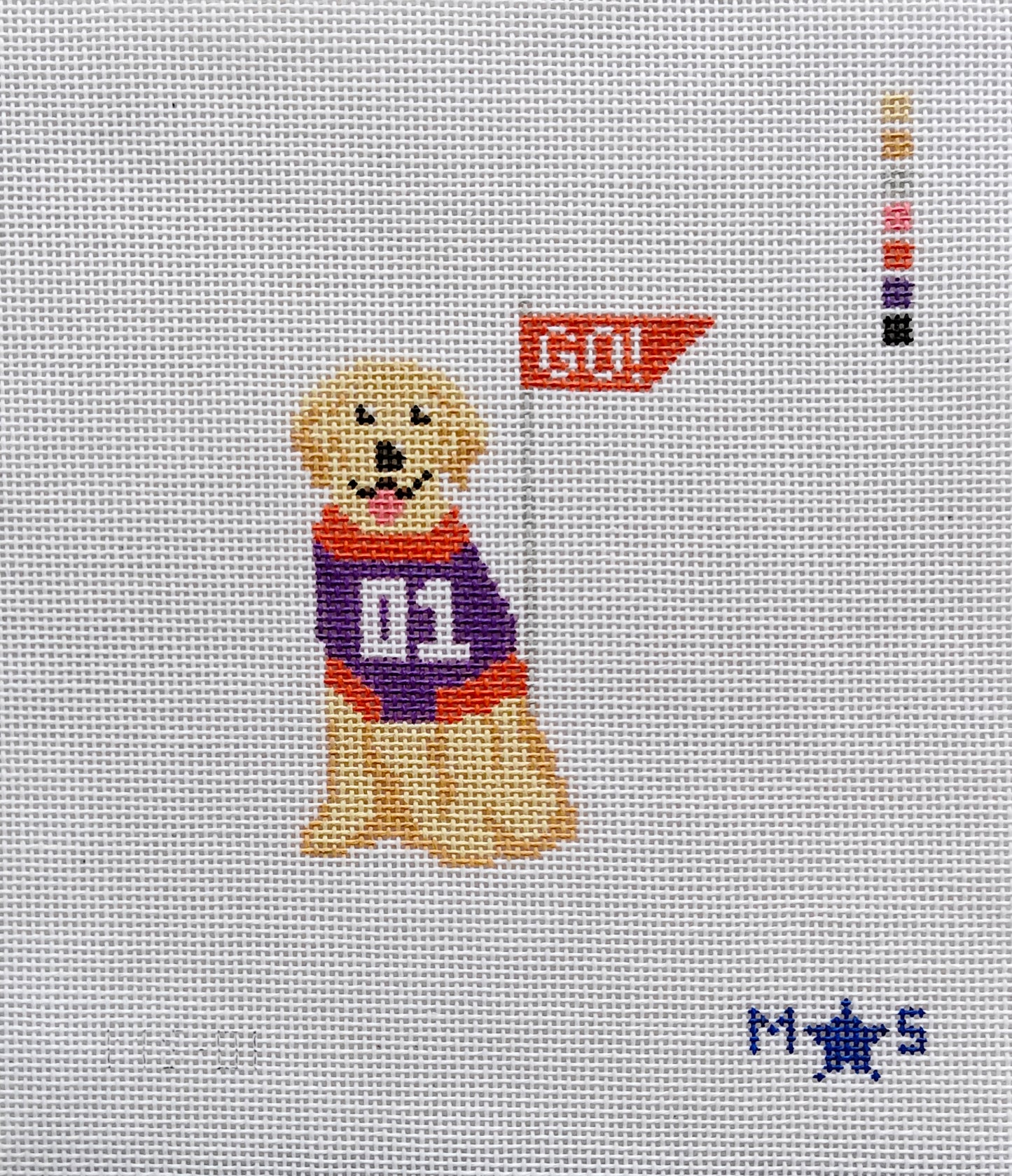 PREORDER: Gameday Pup- Purple and Orange